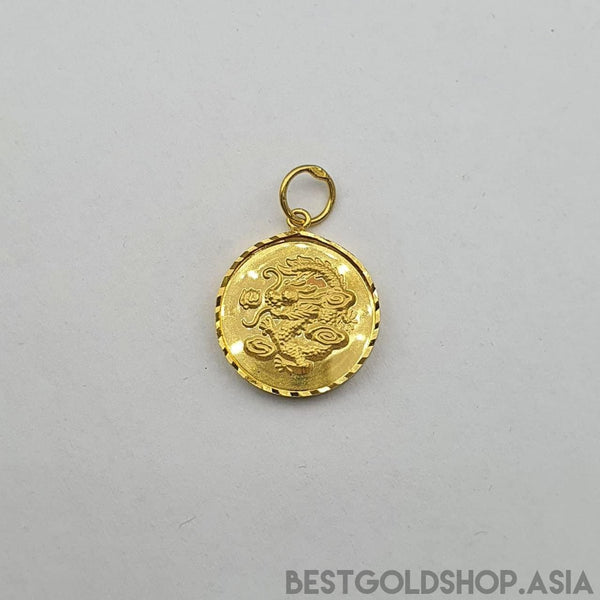 22k / 916 Gold Dragon Pendant-916 gold-Best Gold Shop