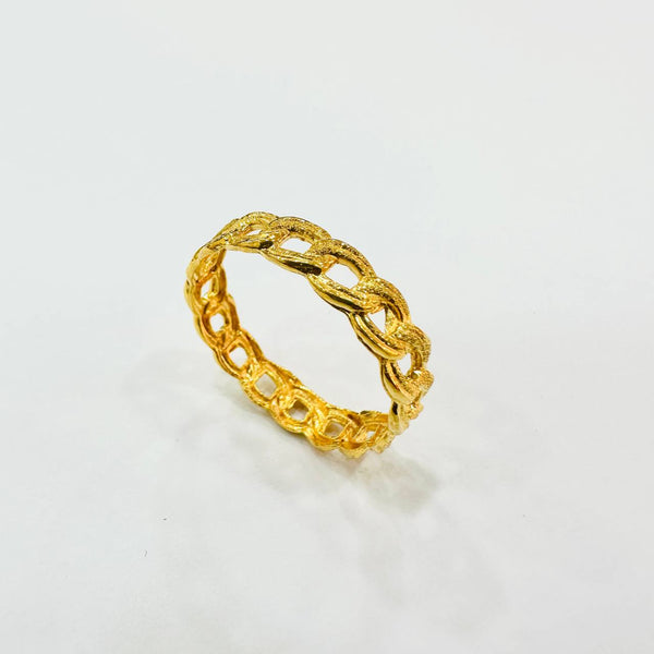 22k / 916 Gold Full Coco Ring Slim-916 gold-Best Gold Shop
