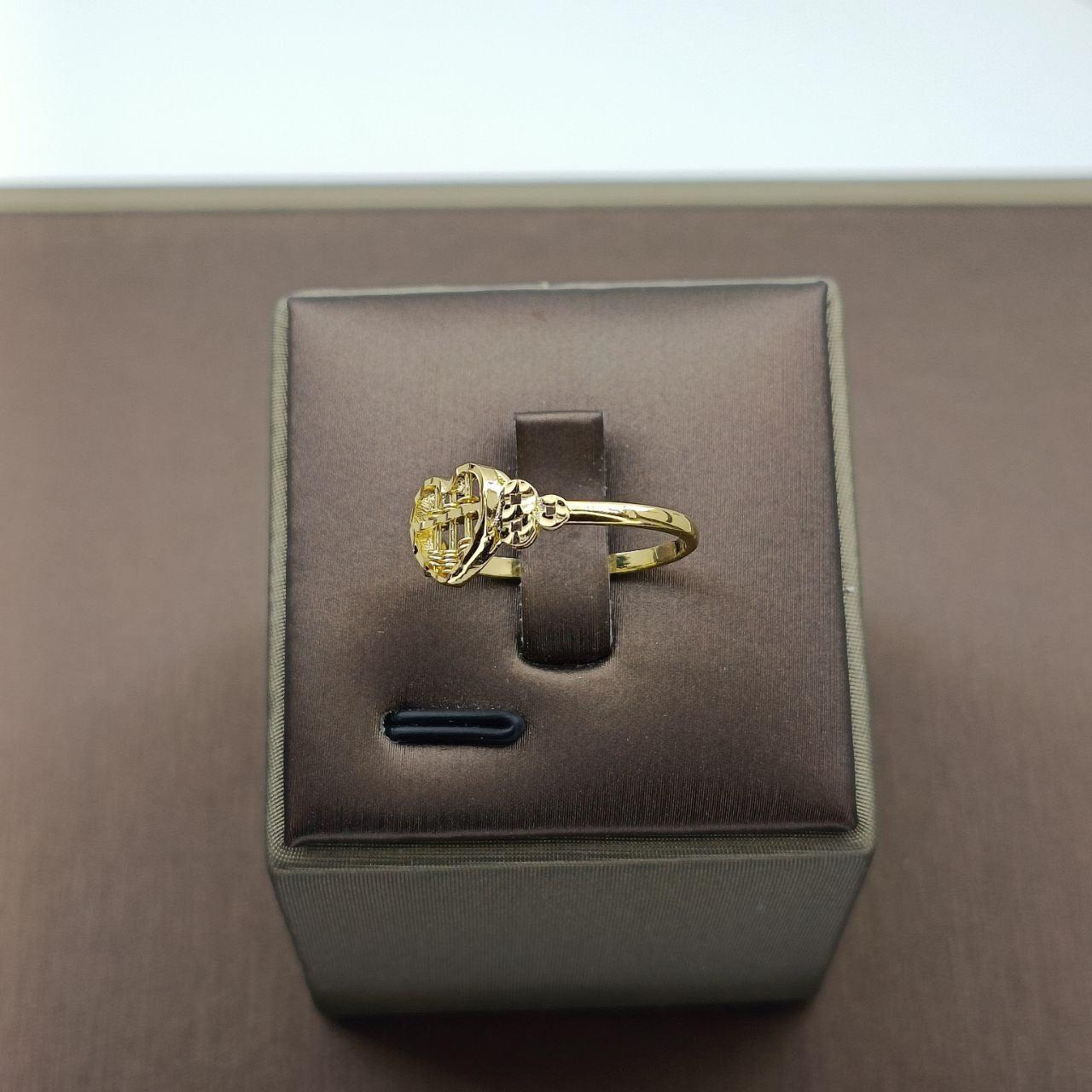 22k / 916 Gold Heart Abacus Ring-916 gold-Best Gold Shop