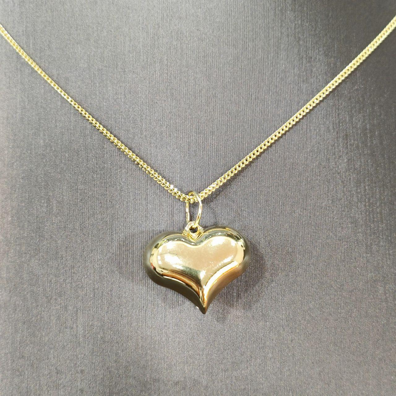 22k / 916 Gold Heart Pendant (Big)-916 gold-Best Gold Shop