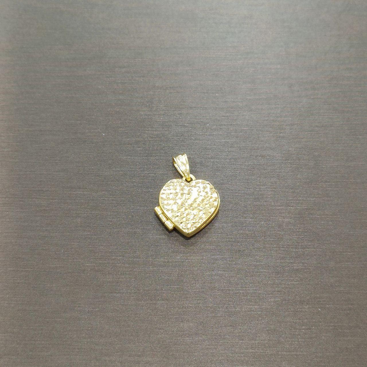 22k / 916 gold heart photo frame pendant-916 gold-Best Gold Shop