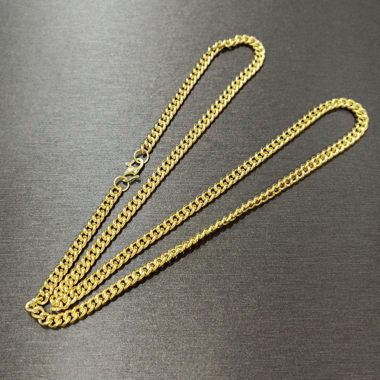 22k / 916 Gold Hollow Fish bone Necklace-916 gold-Best Gold Shop