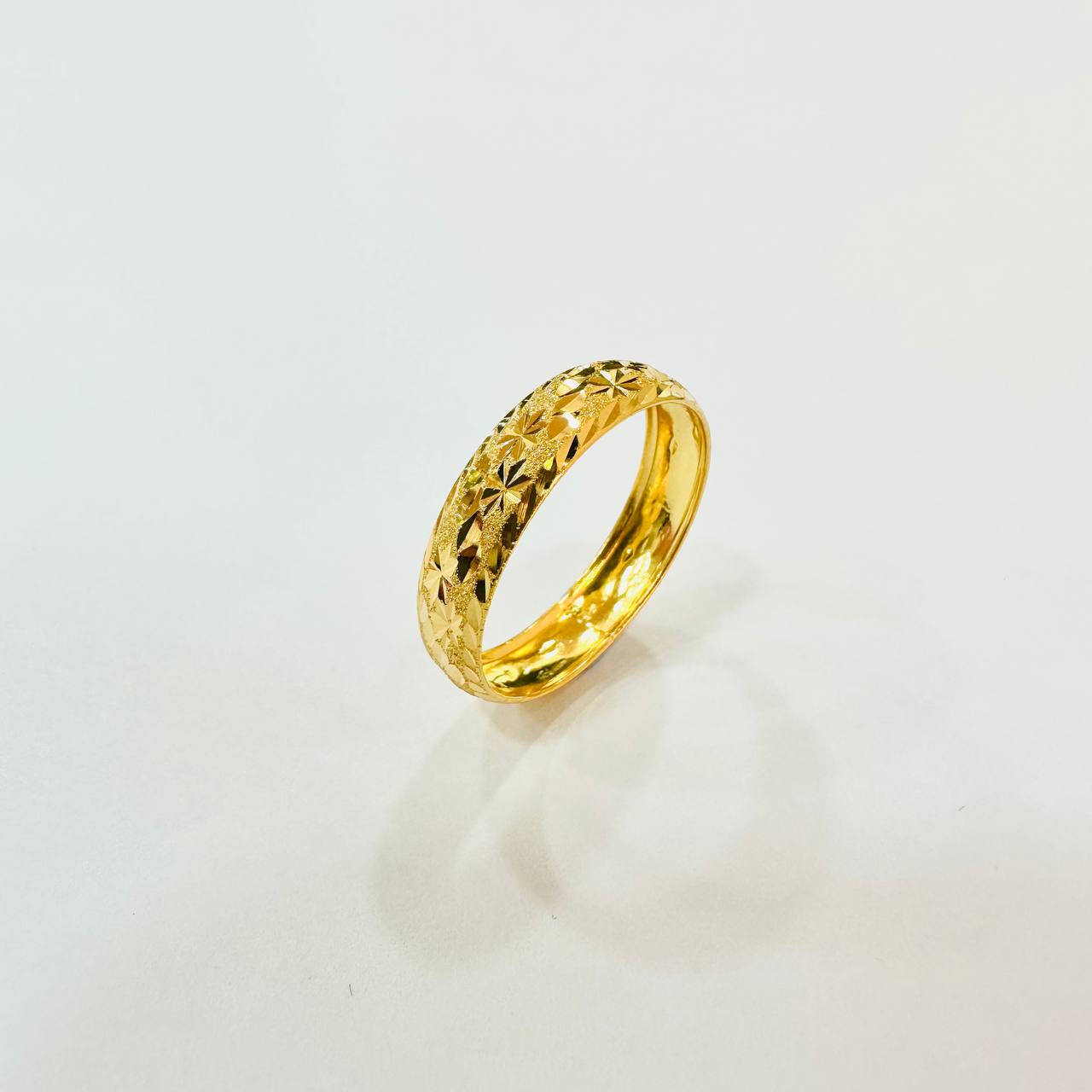 22k / 916 Gold Hollow Ring Design V4-916 gold-Best Gold Shop