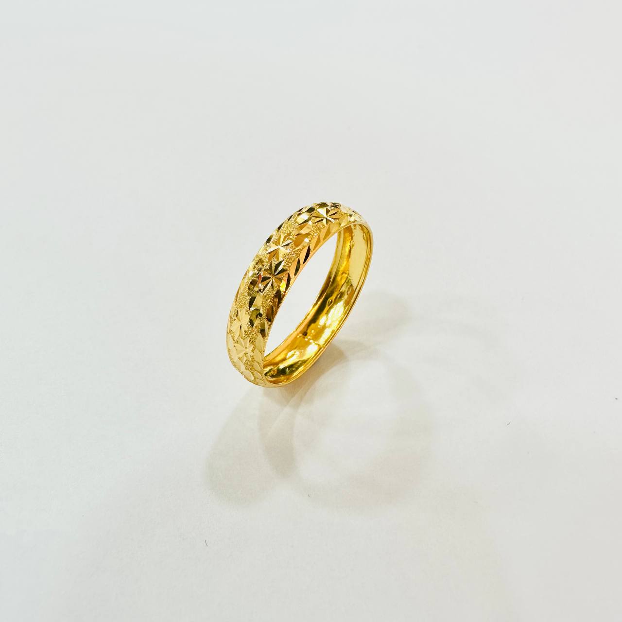 22k / 916 Gold Hollow Ring Design V4-916 gold-Best Gold Shop