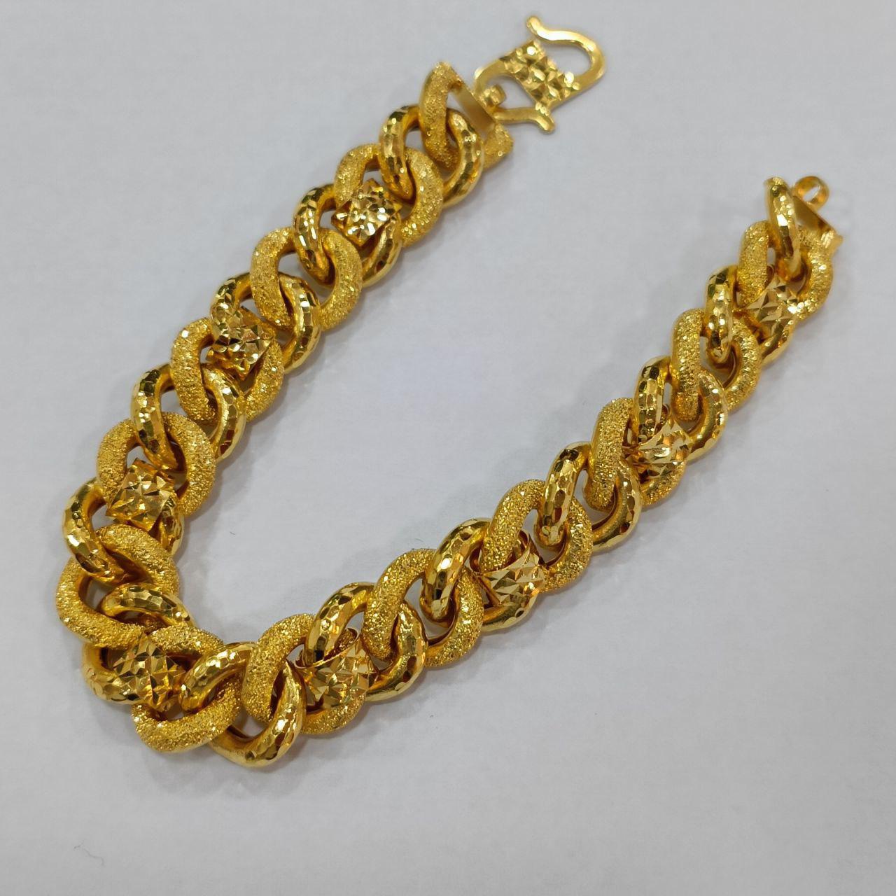 22k / 916 Gold Milo Candy Bracelet-916 gold-Best Gold Shop