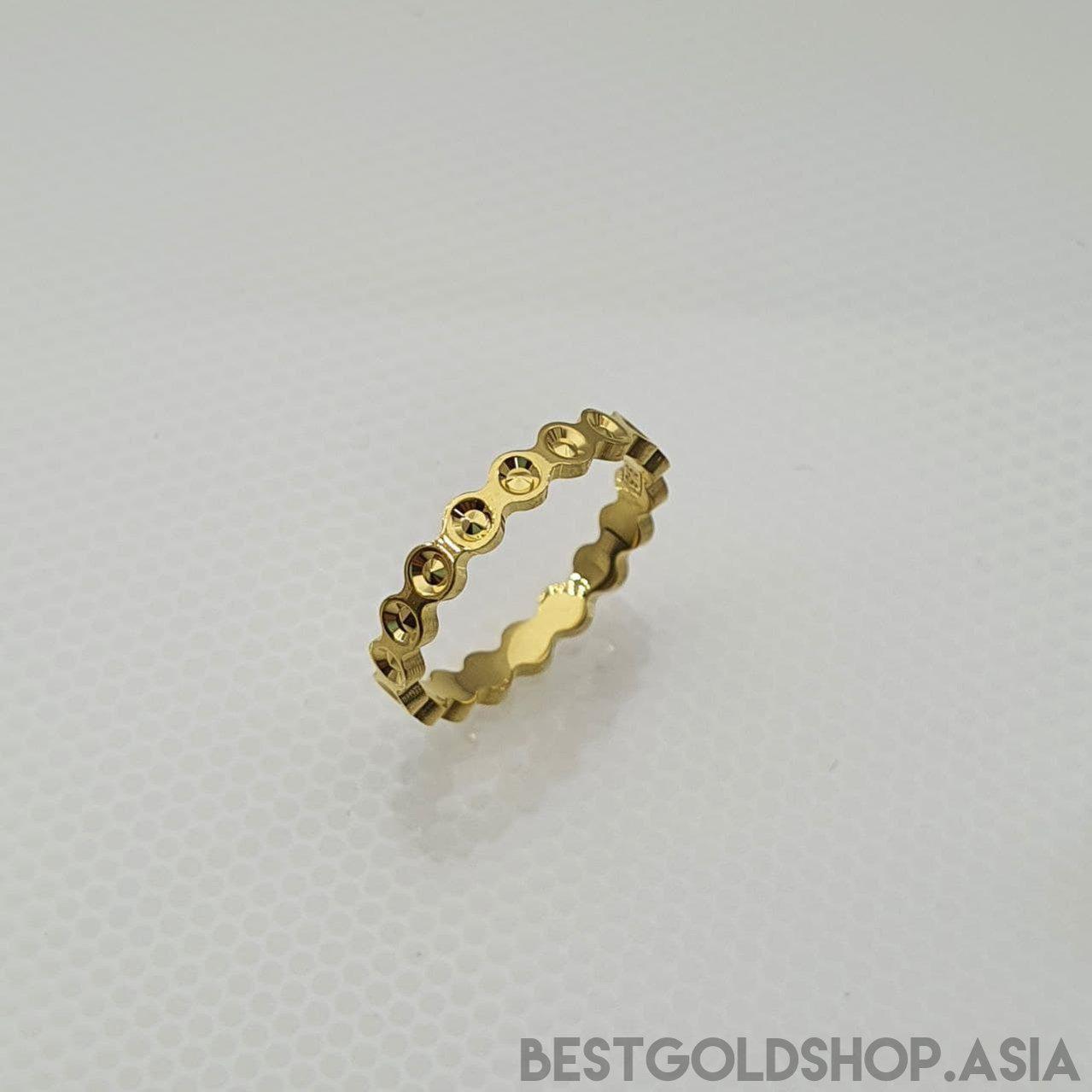 22k / 916 Gold Pinky Ring Smooth finish V1-916 gold-Best Gold Shop