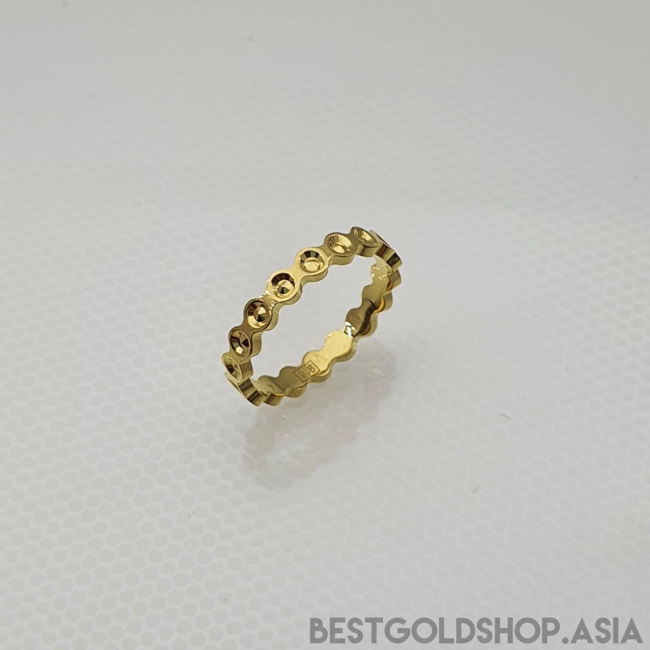 22k / 916 Gold Pinky Ring Smooth finish V1-916 gold-Best Gold Shop