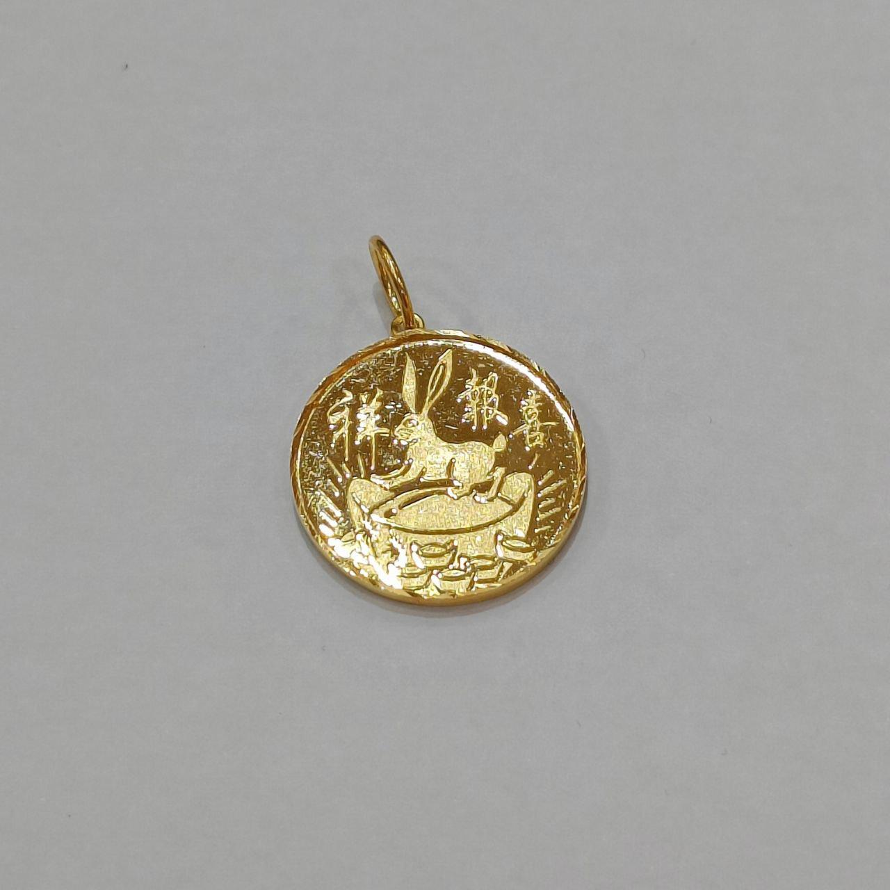 22k / 916 Gold Rabbit Pendant-916 gold-Best Gold Shop