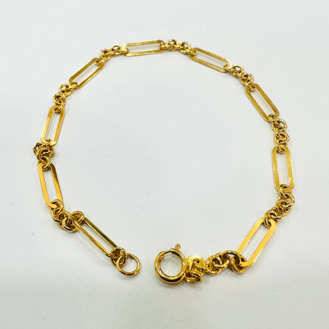 22k / 916 Gold Rectangle design bracelet-916 gold-Best Gold Shop