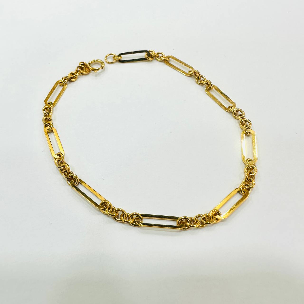 22k / 916 Gold Rectangle design bracelet-916 gold-Best Gold Shop
