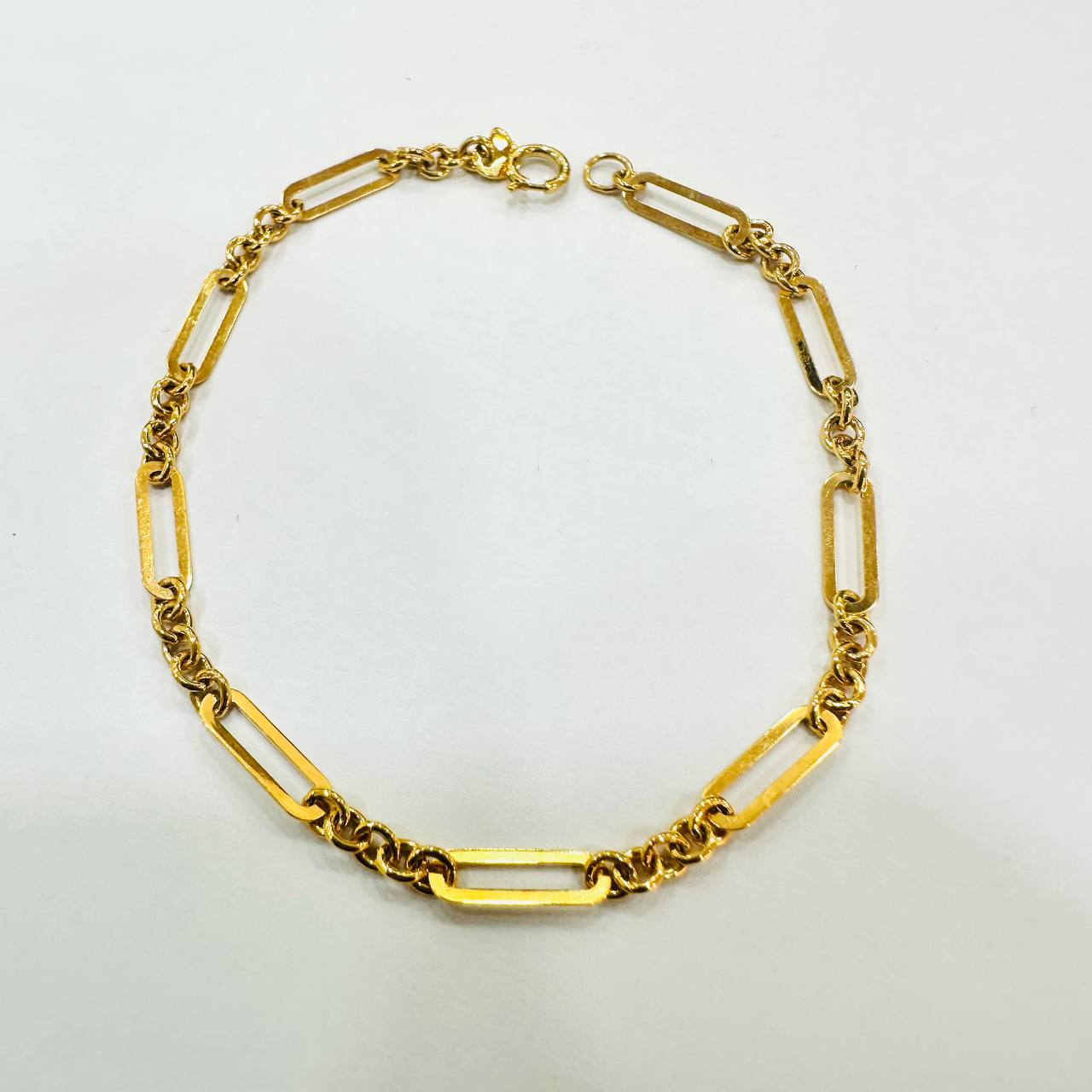 22k / 916 Gold Rectangle design bracelet-916 gold-Best Gold Shop