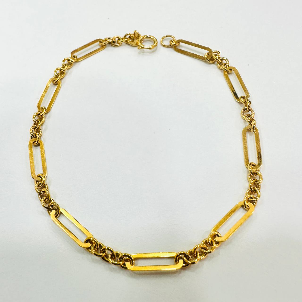 22k / 916 Gold Rectangle design bracelet-916 gold-Best Gold Shop