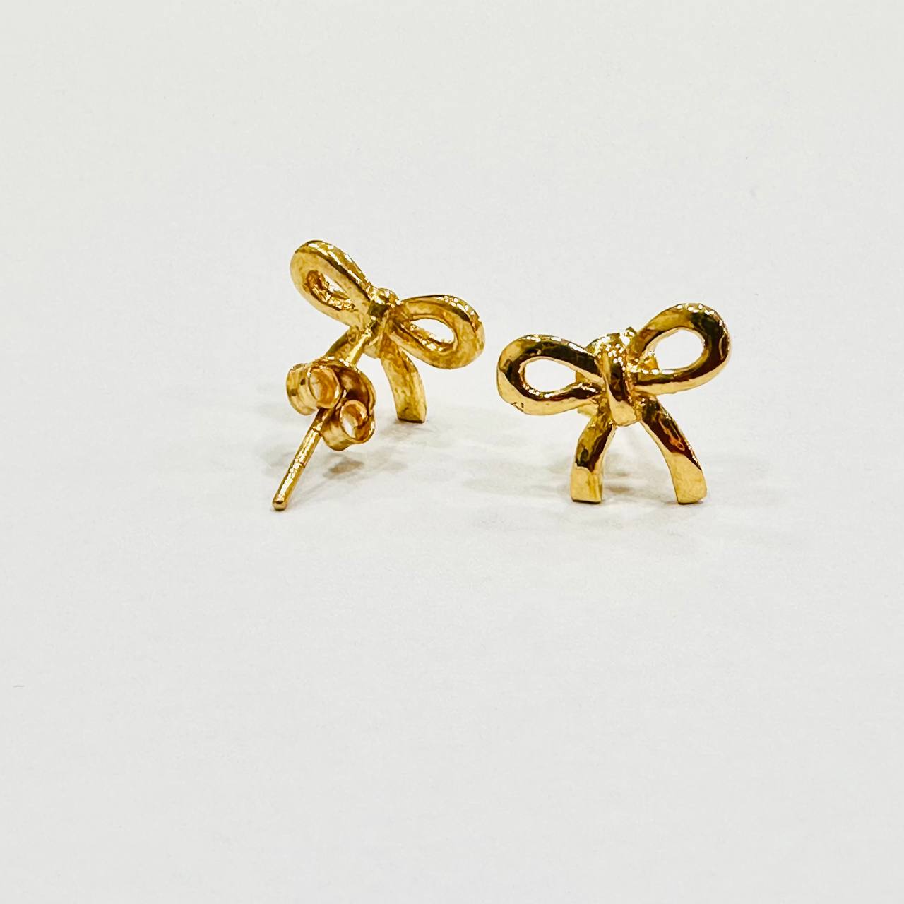 22k / 916 Gold Ribbon Earring-Earrings-Best Gold Shop
