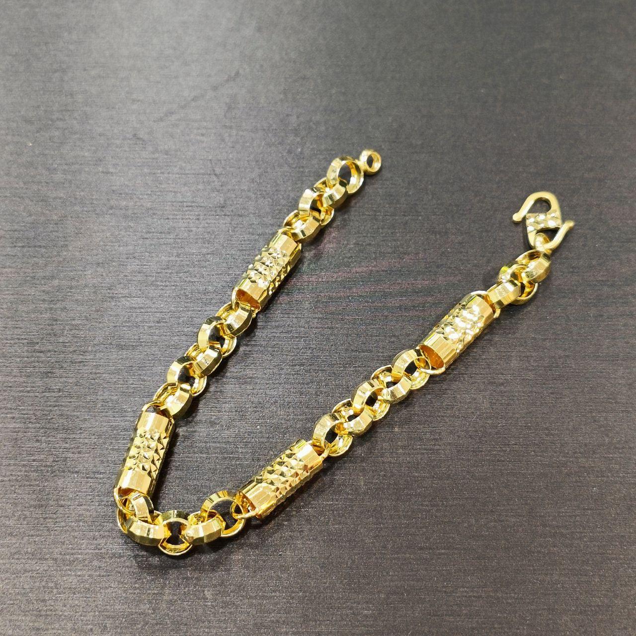 22k / 916 Gold Rings with bamboo bracelet-Bracelets-Best Gold Shop