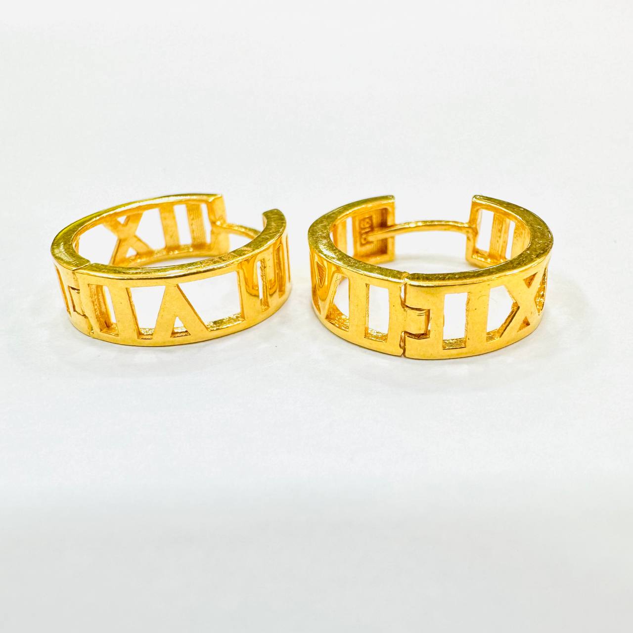 22k / 916 Gold Roman Earring-916 gold-Best Gold Shop