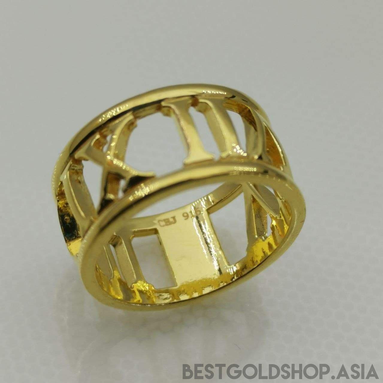 22K / 916 Gold Roman Ring V5-Rings-Best Gold Shop