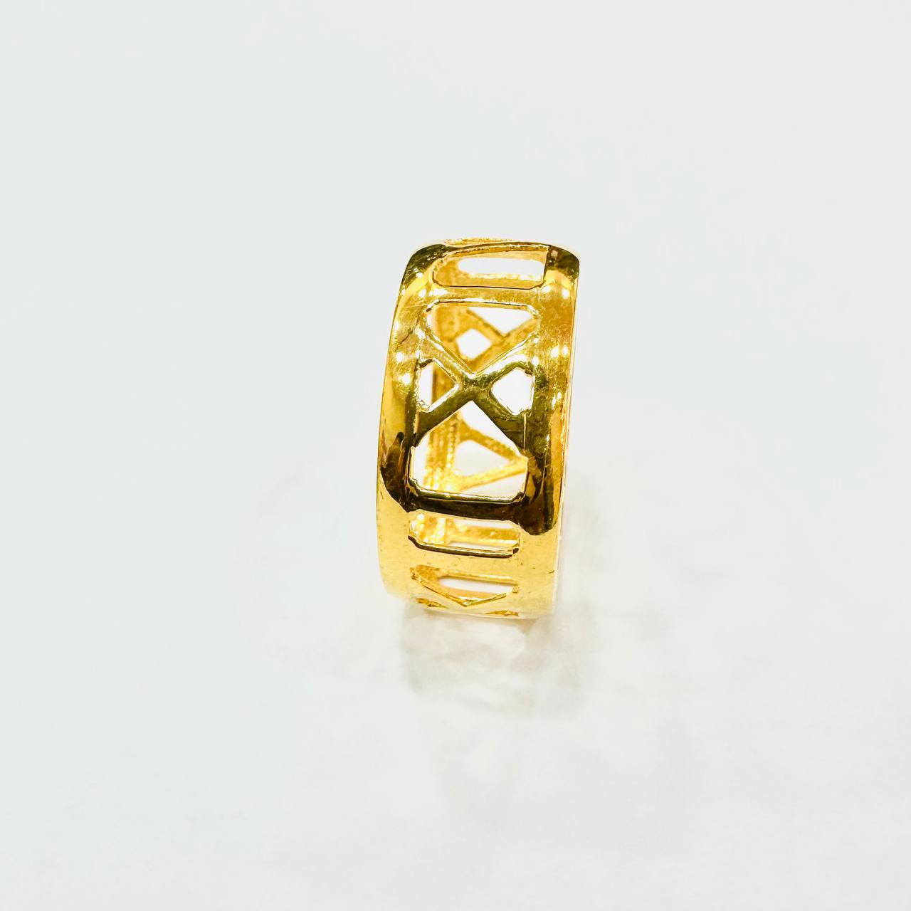 22k / 916 Gold Roman Ring Wide-916 gold-Best Gold Shop