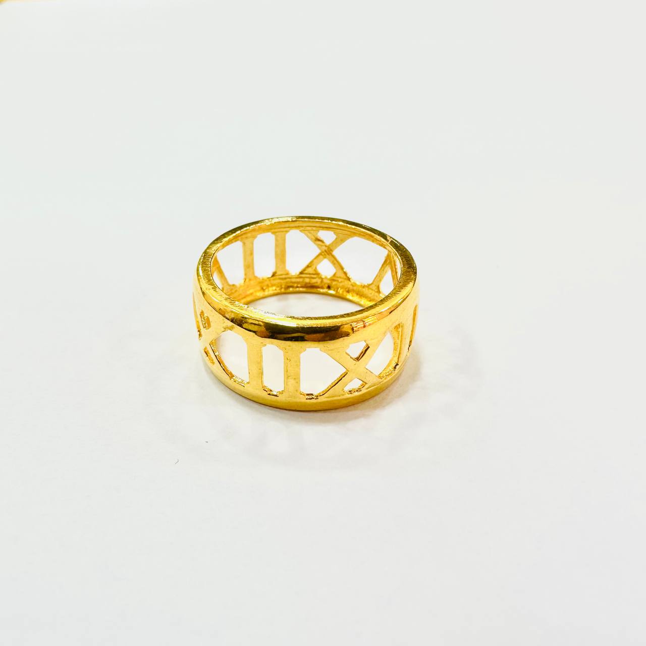 22k / 916 Gold Roman Ring Wide-916 gold-Best Gold Shop