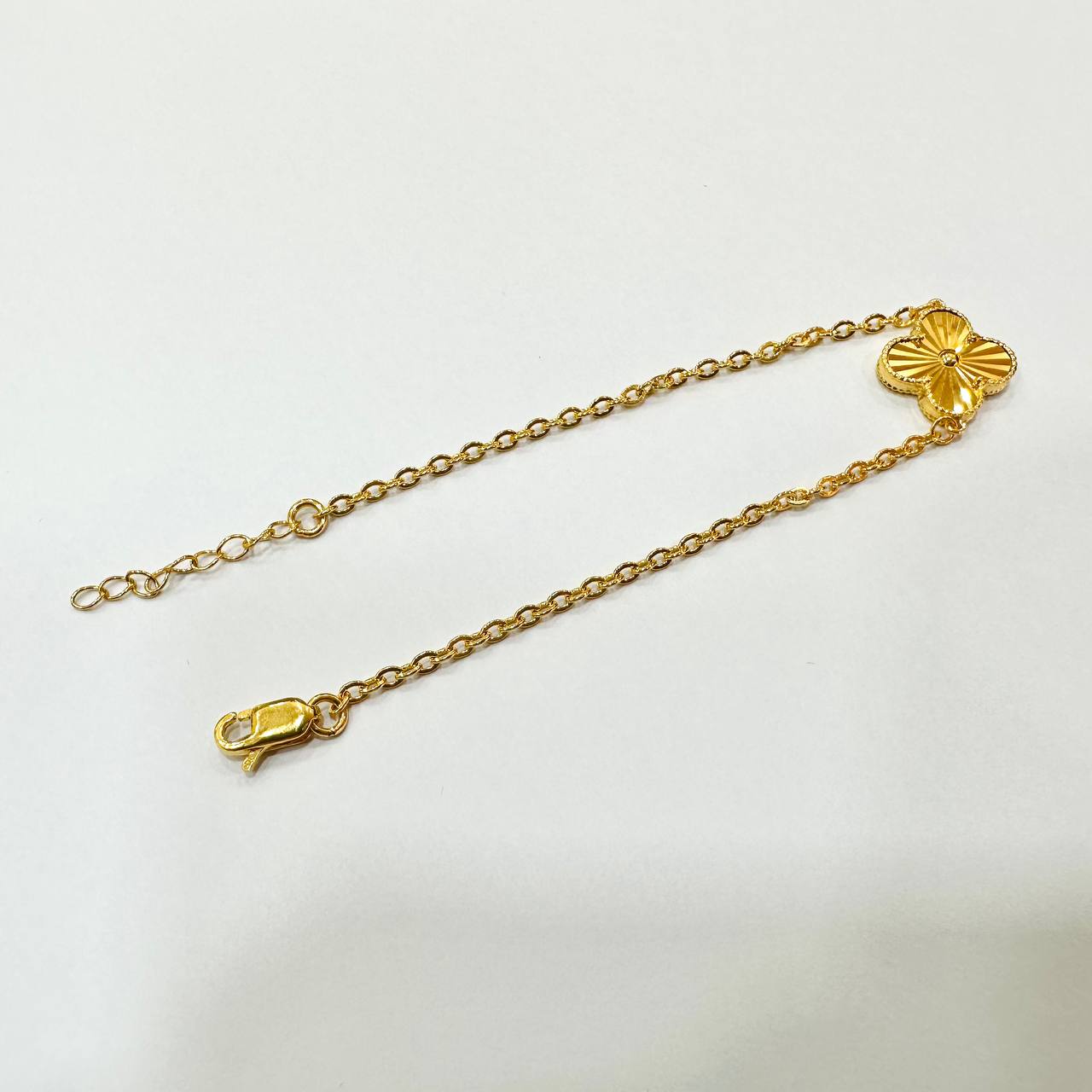 22k / 916 Gold Single Clover Bracelet-Bracelets-Best Gold Shop