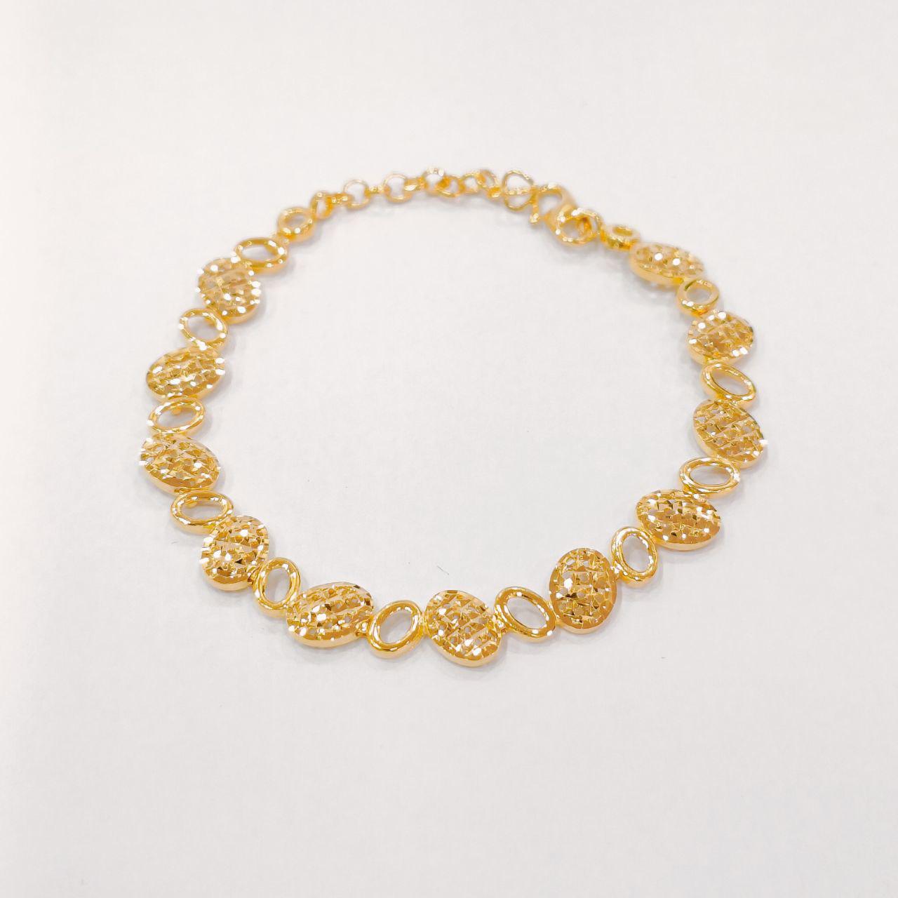 22k / 916 Gold Single Solid Bracelet-916 gold-Best Gold Shop