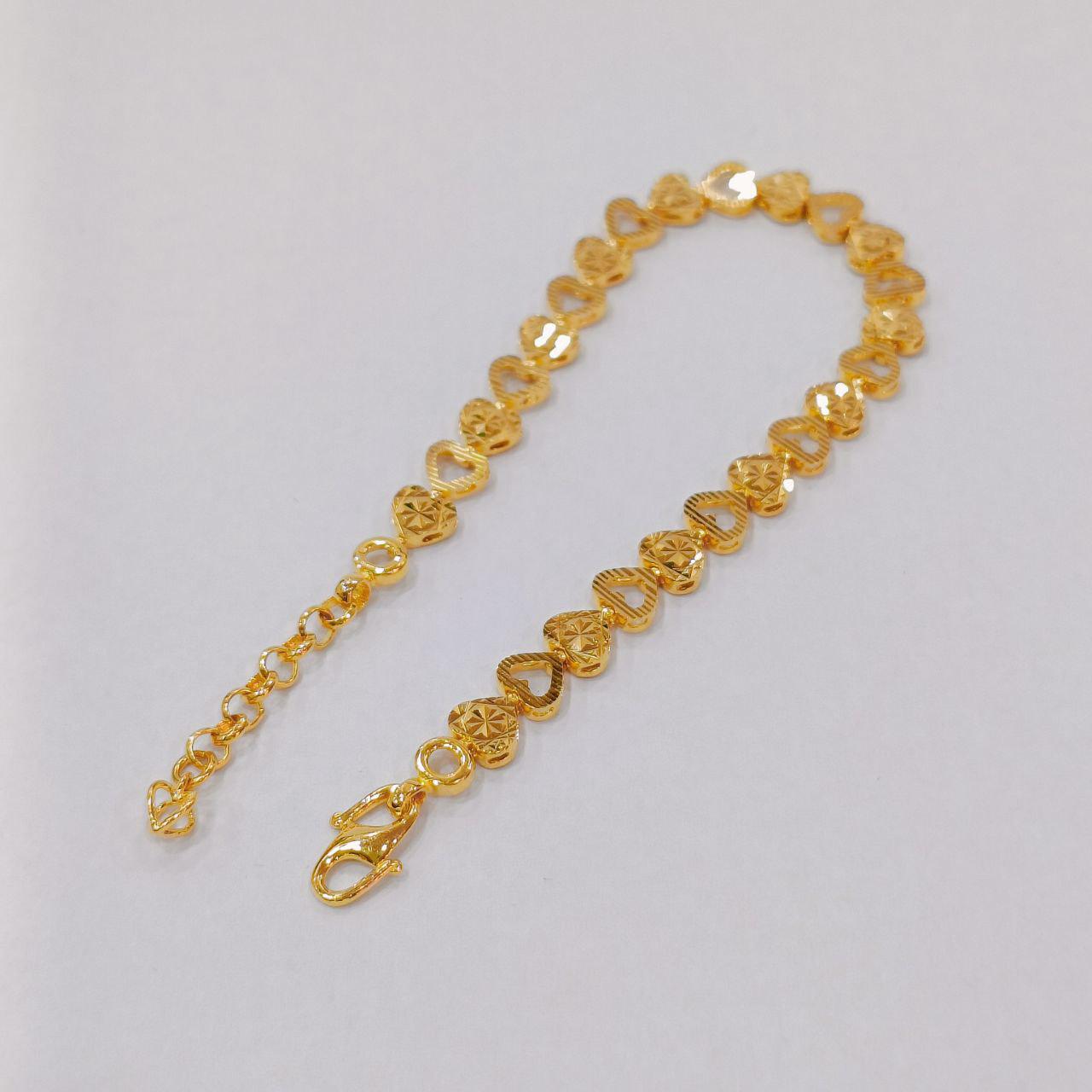 22k / 916 Gold Single Solid Bracelet-916 gold-Best Gold Shop