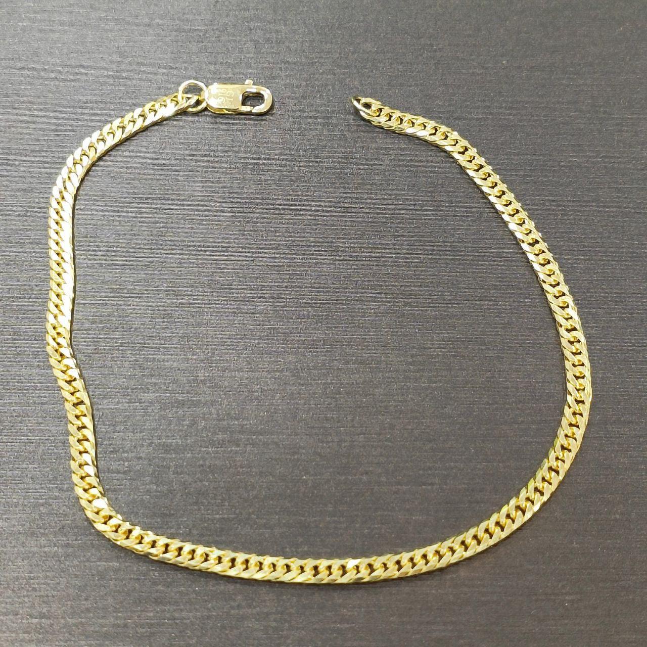 22k / 916 Gold Solid Cowboy Bracelet V2-916 gold-Best Gold Shop