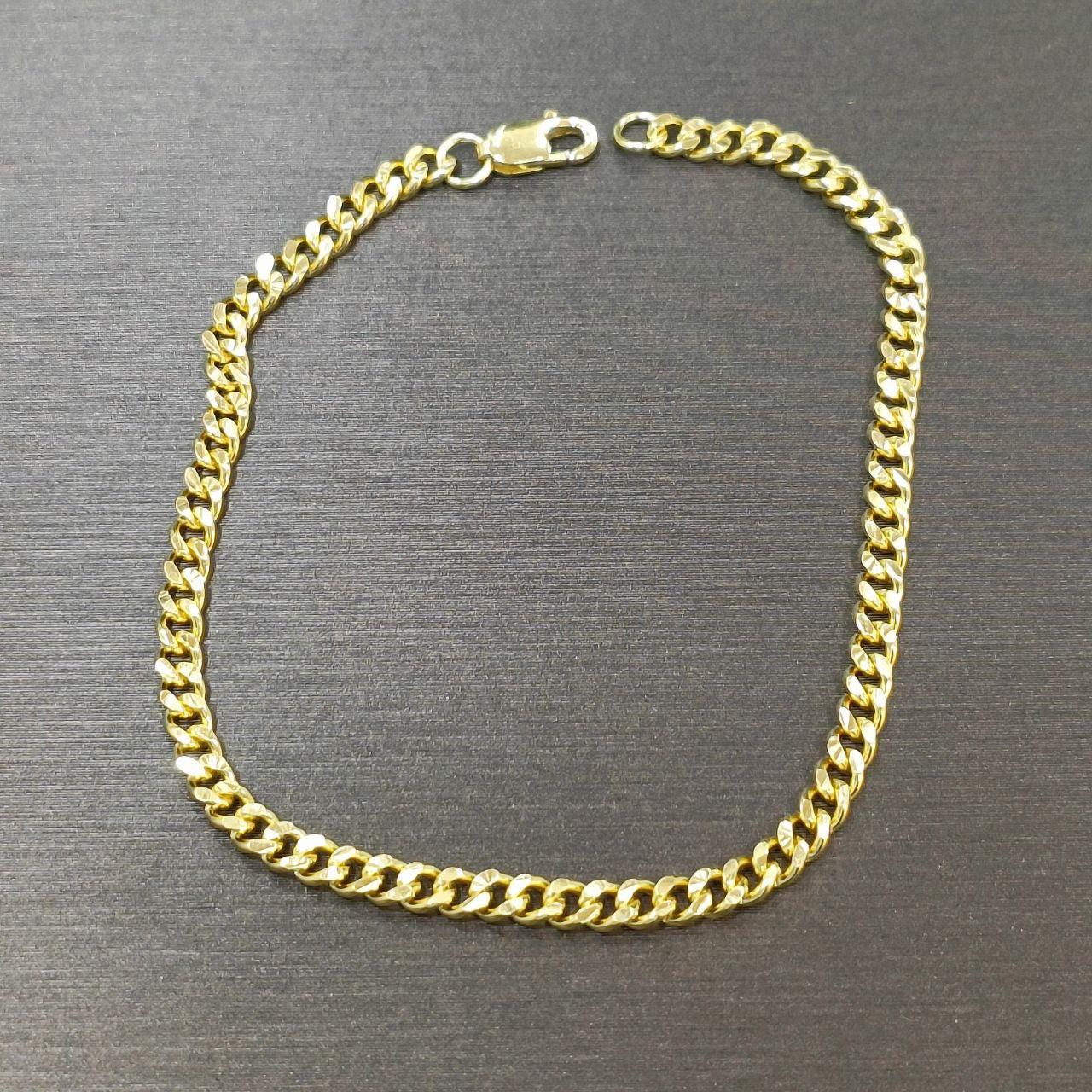 22k / 916 Gold Solid Cowboy Bracelet V2-916 gold-Best Gold Shop