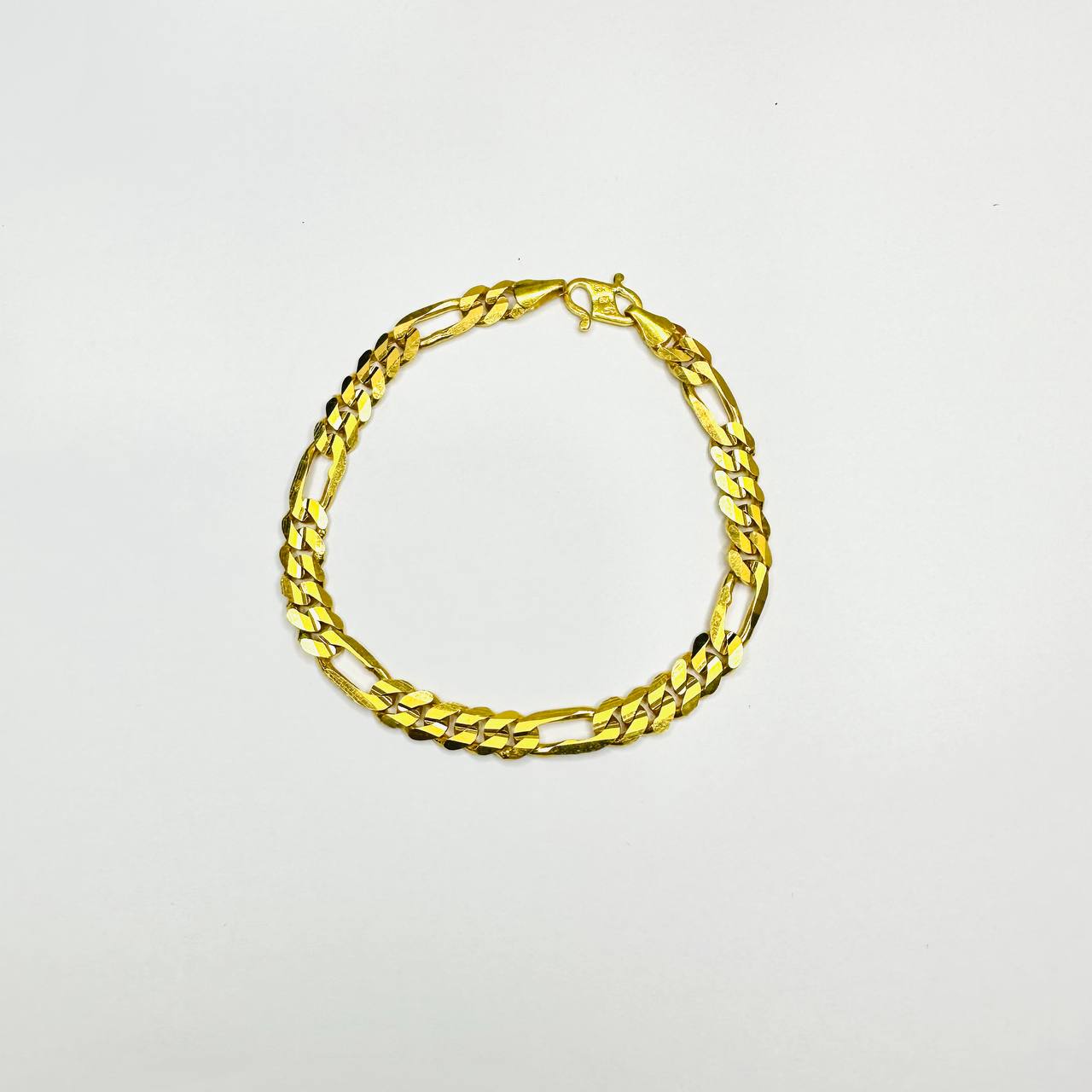 22k / 916 Gold Solid Cuba design Bracelet-916 gold-Best Gold Shop