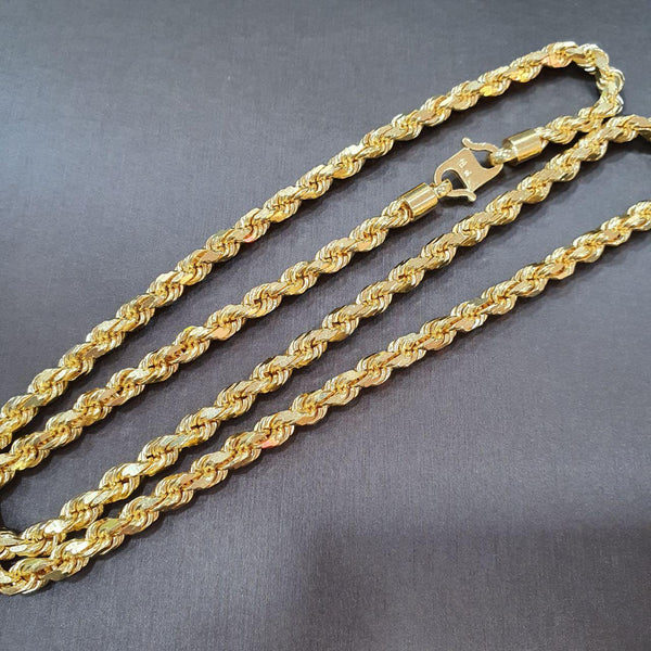 22k / 916 Gold Solid Rope Neckalace low workmanship-Necklaces-Best Gold Shop