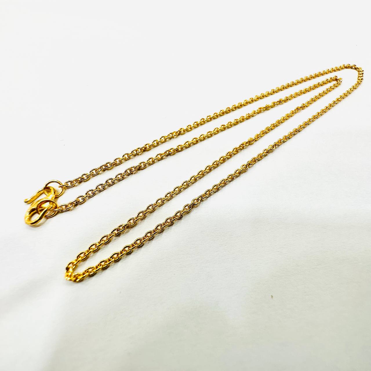 22k / 916 Gold Solid Wan Zi Necklace-916 gold-Best Gold Shop