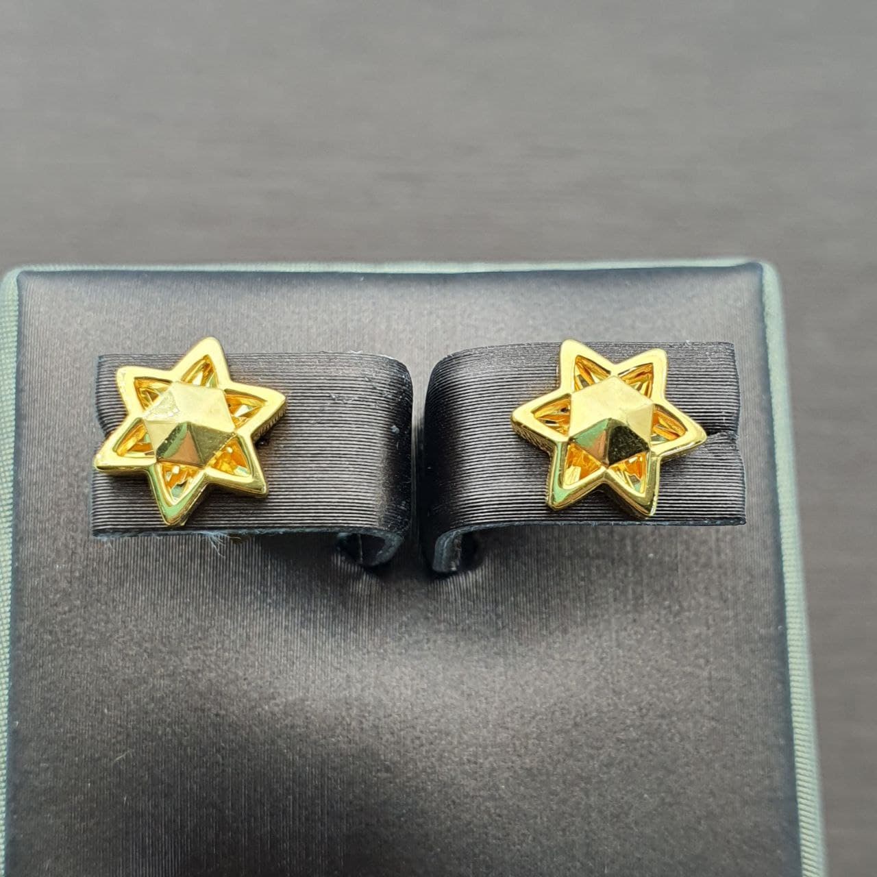 22k / 916 Gold Star Earring v2-Earrings-Best Gold Shop