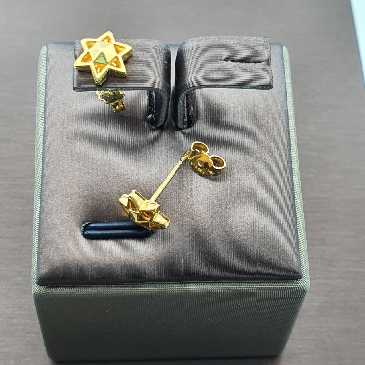 22k / 916 Gold Star Earring v2-Earrings-Best Gold Shop