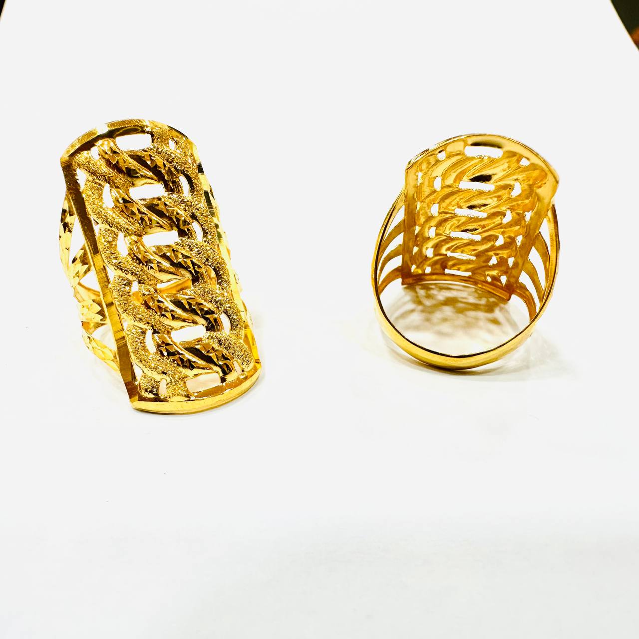 22k / 916 Gold Wide Coco Ring-916 gold-Best Gold Shop
