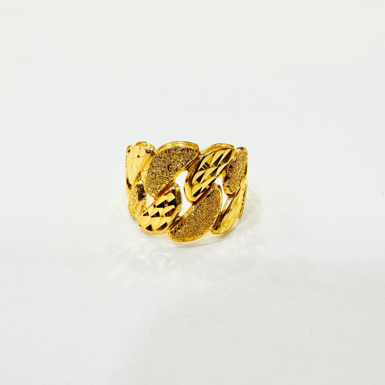 22K / 916 Gold Wide Milo Ring-916 gold-Best Gold Shop
