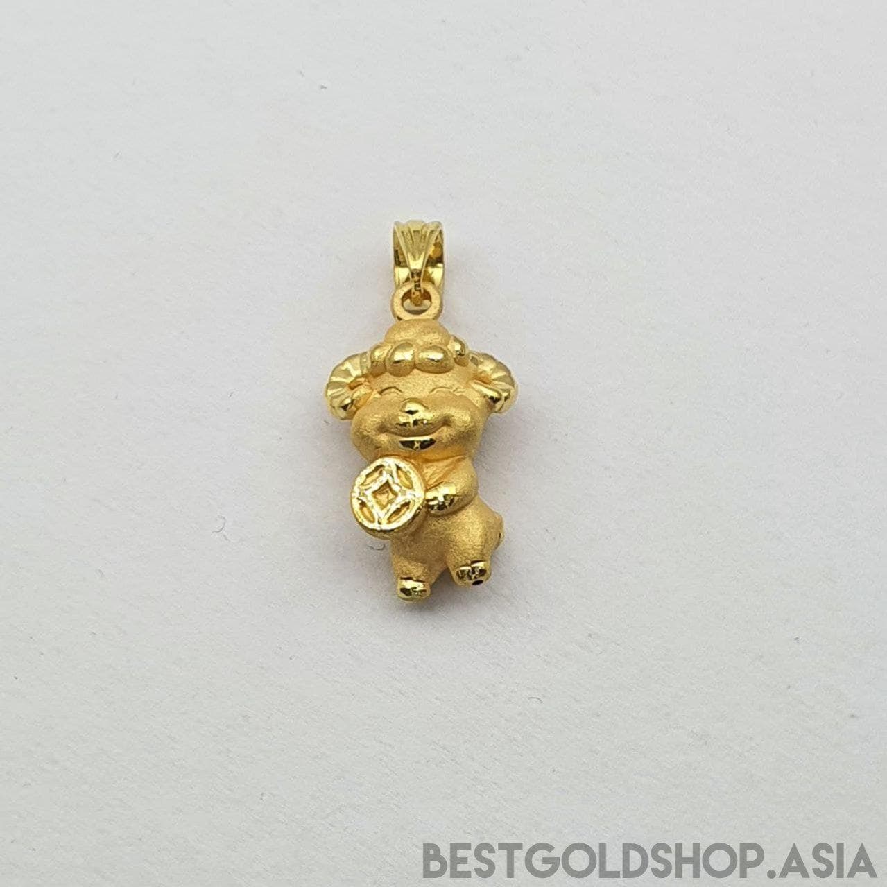 916 / 22k Gold zodiac pendant-916 gold-Best Gold Shop