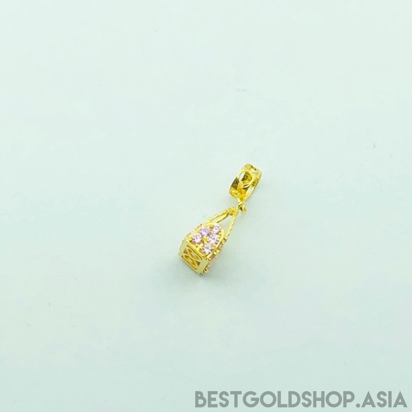916/22k Gold Crystal Handbag-916 gold-Best Gold Shop
