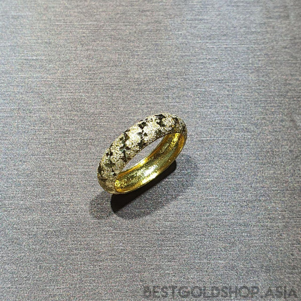 New Batch and design 22k / 916 Gold Hollow ring V2-916 gold-Best Gold Shop